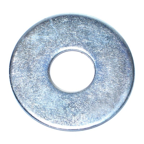 Midwest Fastener Fender Washer, Fits Bolt Size 1/2" , Steel Zinc Plated Finish, 100 PK 07645